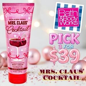Bath & Body Works Mrs. Claus' Cocktail Body Cream